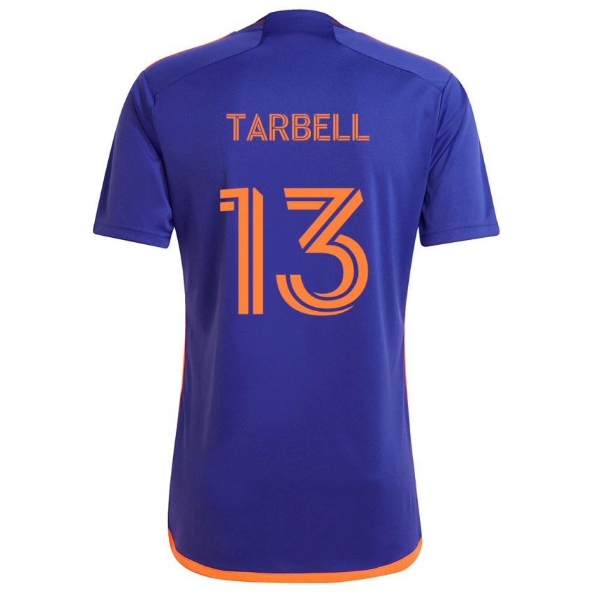 Lapset Andrew Tarbell #13 Purppura Oranssi Vieraspaita 2024/25 Lyhythihainen Paita T-Paita