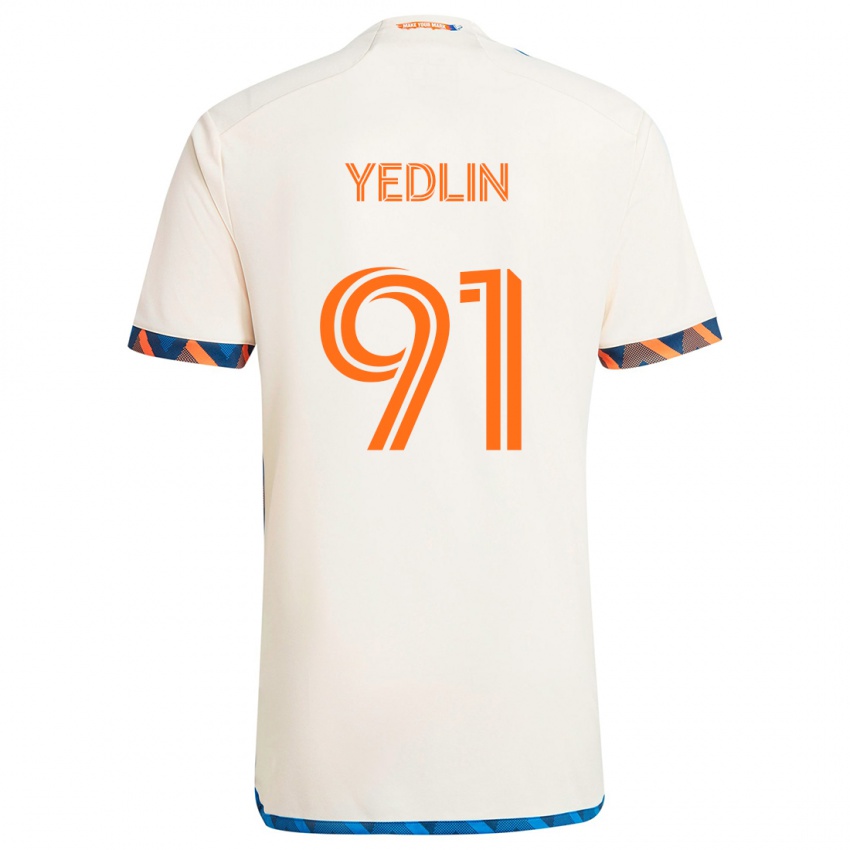 Lapset Deandre Yedlin #91 Valkoinen Oranssi Vieraspaita 2024/25 Lyhythihainen Paita T-Paita