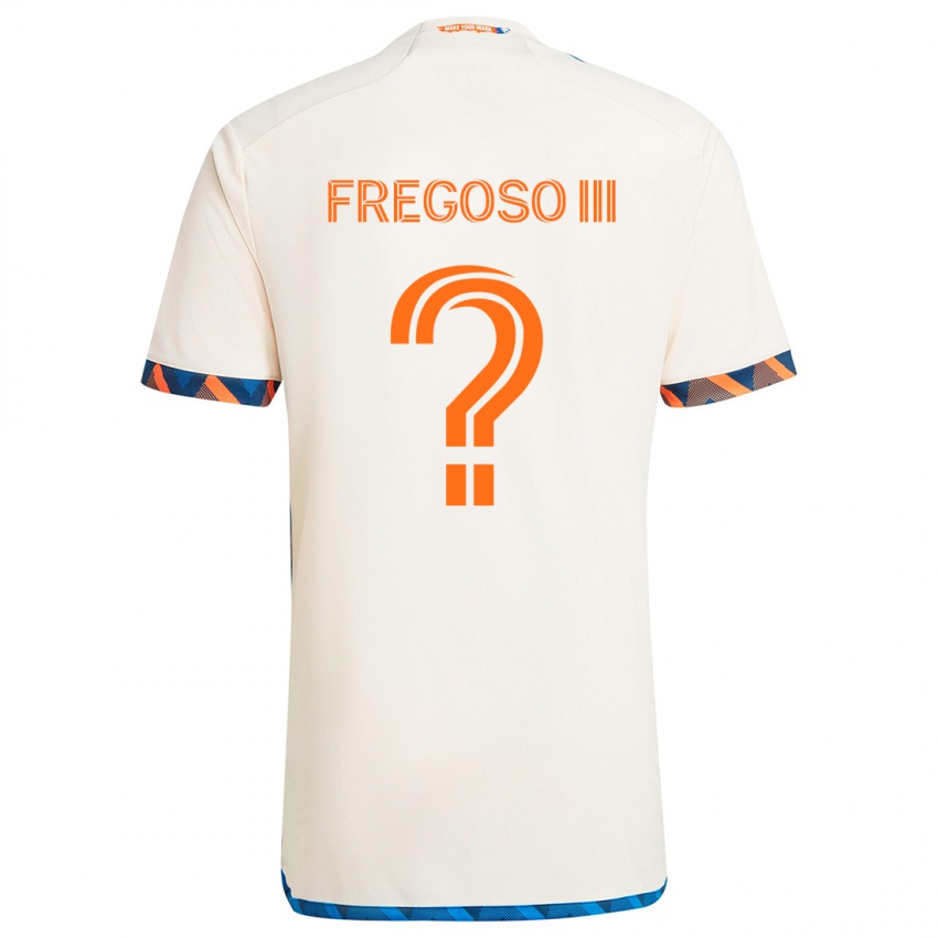 Lapset Arturo Fregoso Iii #0 Valkoinen Oranssi Vieraspaita 2024/25 Lyhythihainen Paita T-Paita