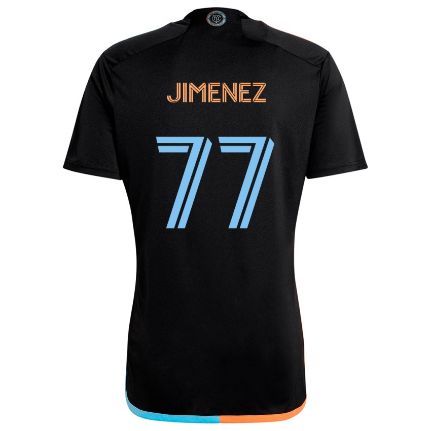 Lapset Jonathan Jiménez #77 Musta Oranssi Sininen Vieraspaita 2024/25 Lyhythihainen Paita T-Paita