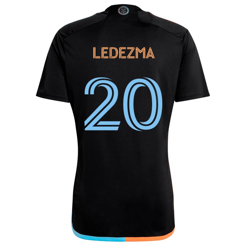 Lapset Richard Ledezma #20 Musta Oranssi Sininen Vieraspaita 2024/25 Lyhythihainen Paita T-Paita