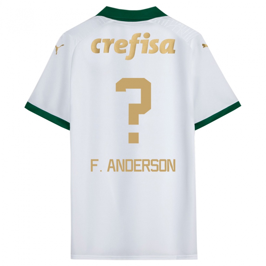 Lapset Felipe Anderson #0 Valkoinen Vihreä Vieraspaita 2024/25 Lyhythihainen Paita T-Paita