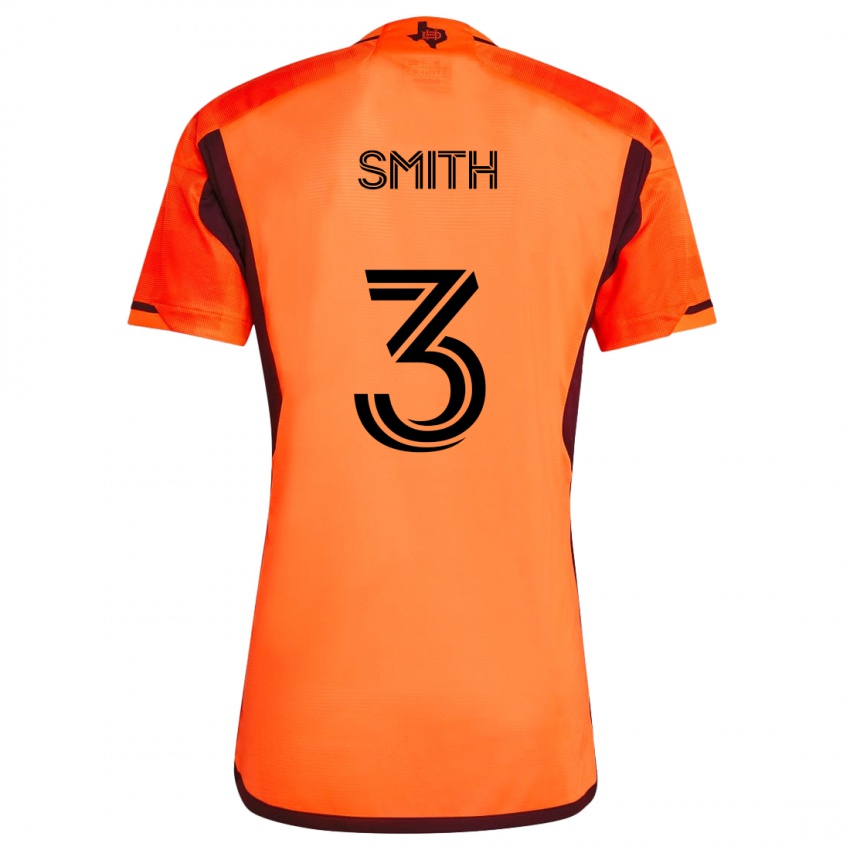 Miesten Brad Smith #3 Oranssi Musta Kotipaita 2024/25 Lyhythihainen Paita T-Paita