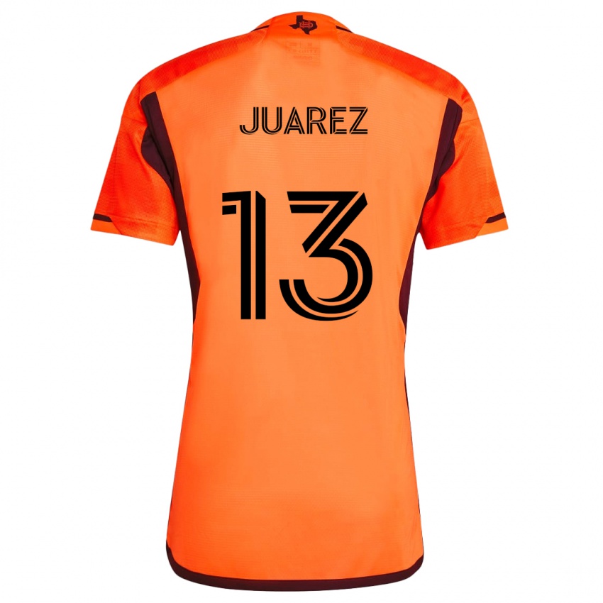 Miesten Jathan Juarez #13 Oranssi Musta Kotipaita 2024/25 Lyhythihainen Paita T-Paita