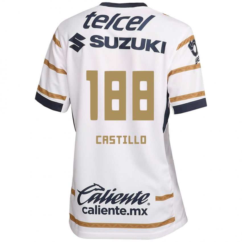 Lapset Christian Castillo #188 Valkoinen Obsidiaani Kotipaita 2024/25 Lyhythihainen Paita T-Paita