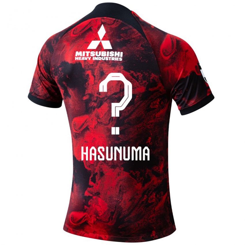 Lapset Shunsuke Hasunuma #0 Punamusta Kotipaita 2024/25 Lyhythihainen Paita T-Paita