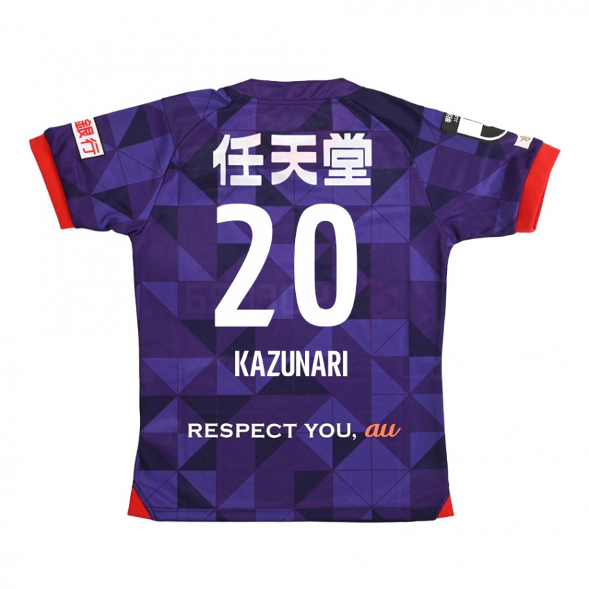 Lapset Kazunari Kita #20 Purppura Valkoinen Kotipaita 2024/25 Lyhythihainen Paita T-Paita