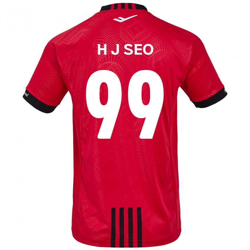 Lapset Ju-Hwan Seo #99 Punamusta Kotipaita 2024/25 Lyhythihainen Paita T-Paita