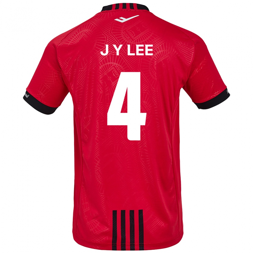 Lapset Young-Jun Lee #4 Punamusta Kotipaita 2024/25 Lyhythihainen Paita T-Paita