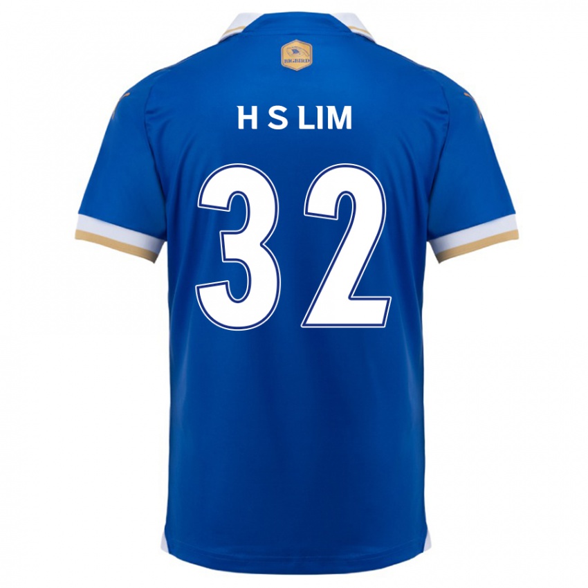 Lapset Seong-Hyeon Lim #32 Sinivalkoinen Kotipaita 2024/25 Lyhythihainen Paita T-Paita