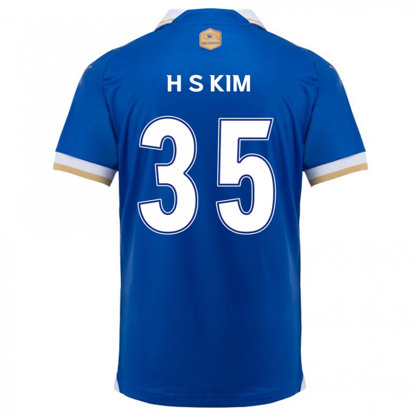 Lapset Seung-Hyun Kim #35 Sinivalkoinen Kotipaita 2024/25 Lyhythihainen Paita T-Paita