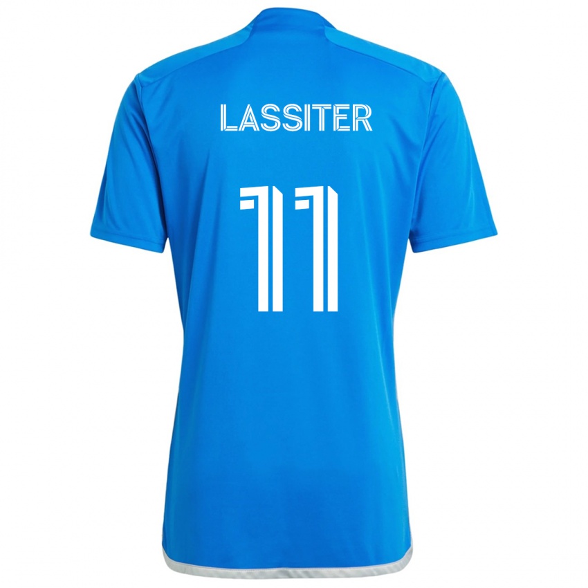 Lapset Ariel Lassiter #11 Sinivalkoinen Kotipaita 2024/25 Lyhythihainen Paita T-Paita