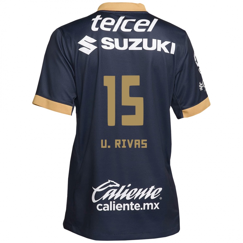 Lapset Ulises Rivas #15 Obsidian Gold Valkoinen Vieraspaita 2024/25 Lyhythihainen Paita T-Paita