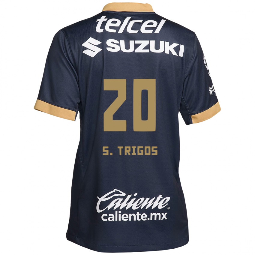 Lapset Santiago Trigos #20 Obsidian Gold Valkoinen Vieraspaita 2024/25 Lyhythihainen Paita T-Paita