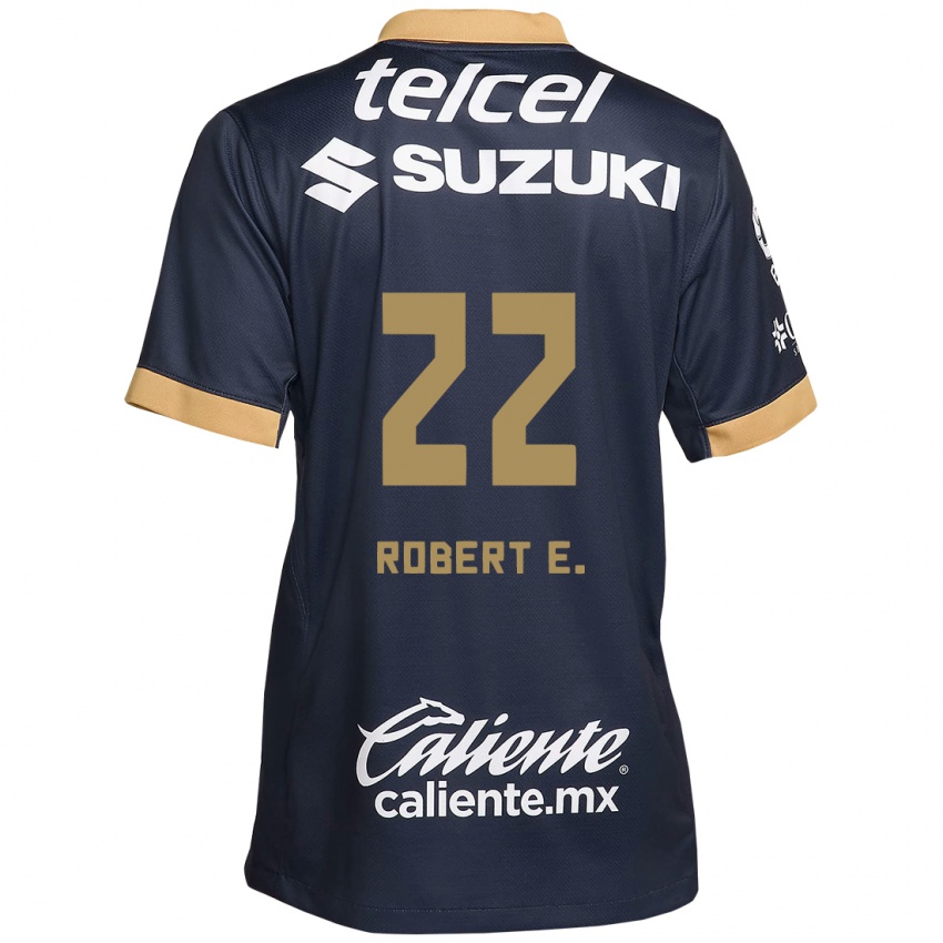 Lapset Robert Ergas #22 Obsidian Gold Valkoinen Vieraspaita 2024/25 Lyhythihainen Paita T-Paita