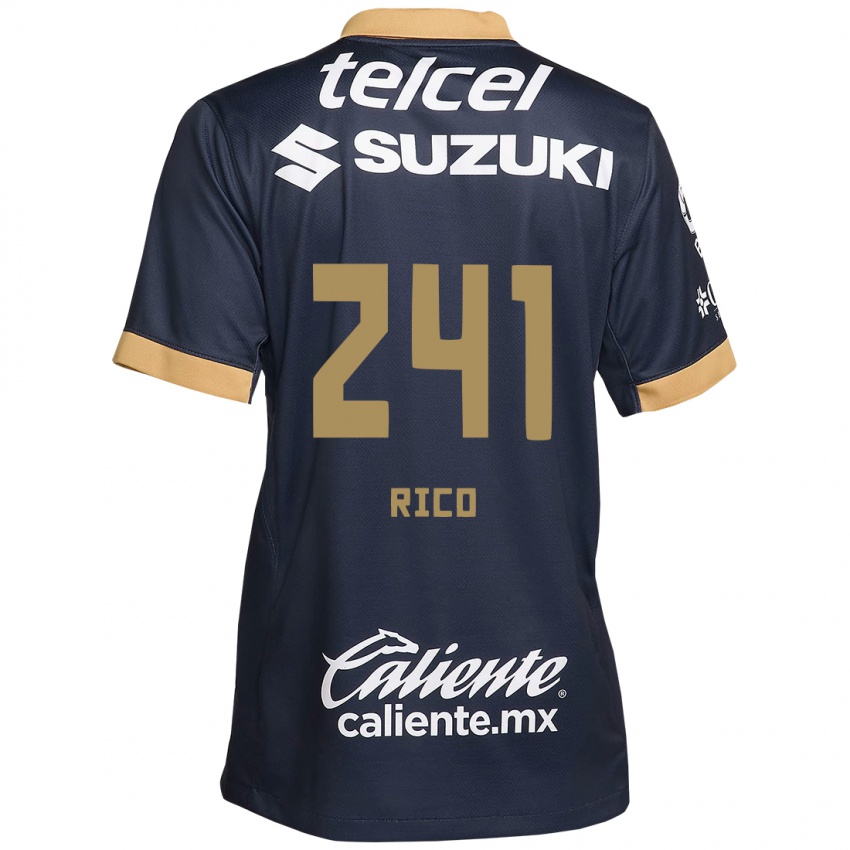 Lapset Ángel Rico #241 Obsidian Gold Valkoinen Vieraspaita 2024/25 Lyhythihainen Paita T-Paita