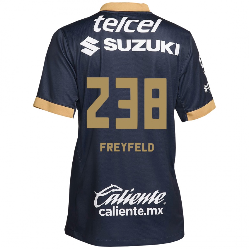 Lapset Julián Freyfeld #238 Obsidian Gold Valkoinen Vieraspaita 2024/25 Lyhythihainen Paita T-Paita