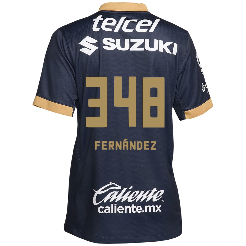 Lapset Yerik Fernández #348 Obsidian Gold Valkoinen Vieraspaita 2024/25 Lyhythihainen Paita T-Paita