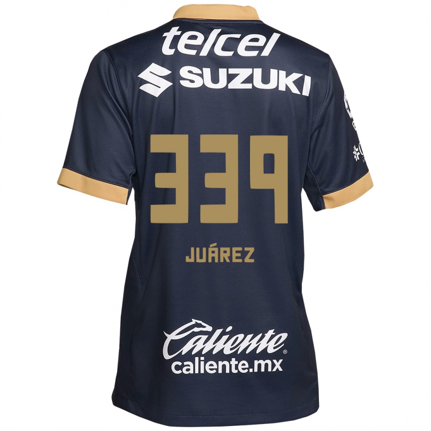 Lapset Jonathan Juárez #339 Obsidian Gold Valkoinen Vieraspaita 2024/25 Lyhythihainen Paita T-Paita