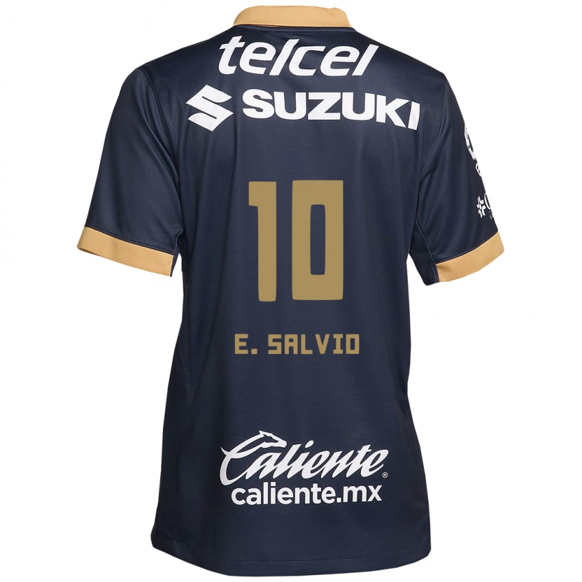 Lapset Eduardo Salvio #10 Obsidian Gold Valkoinen Vieraspaita 2024/25 Lyhythihainen Paita T-Paita