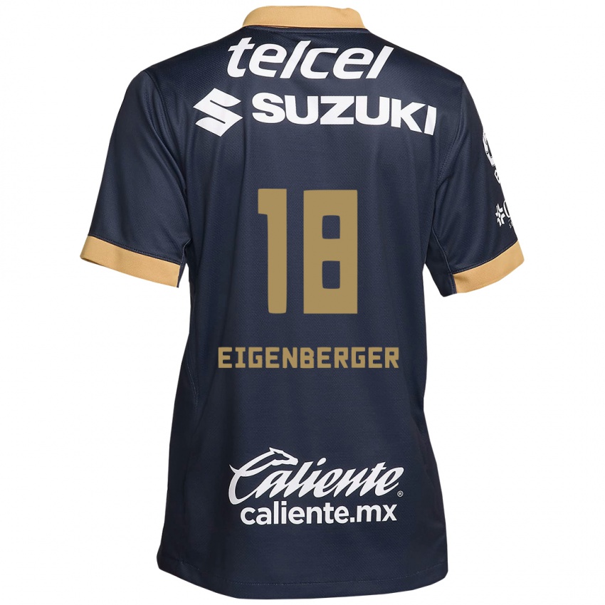 Lapset Chandra Eigenberger #18 Obsidian Gold Valkoinen Vieraspaita 2024/25 Lyhythihainen Paita T-Paita