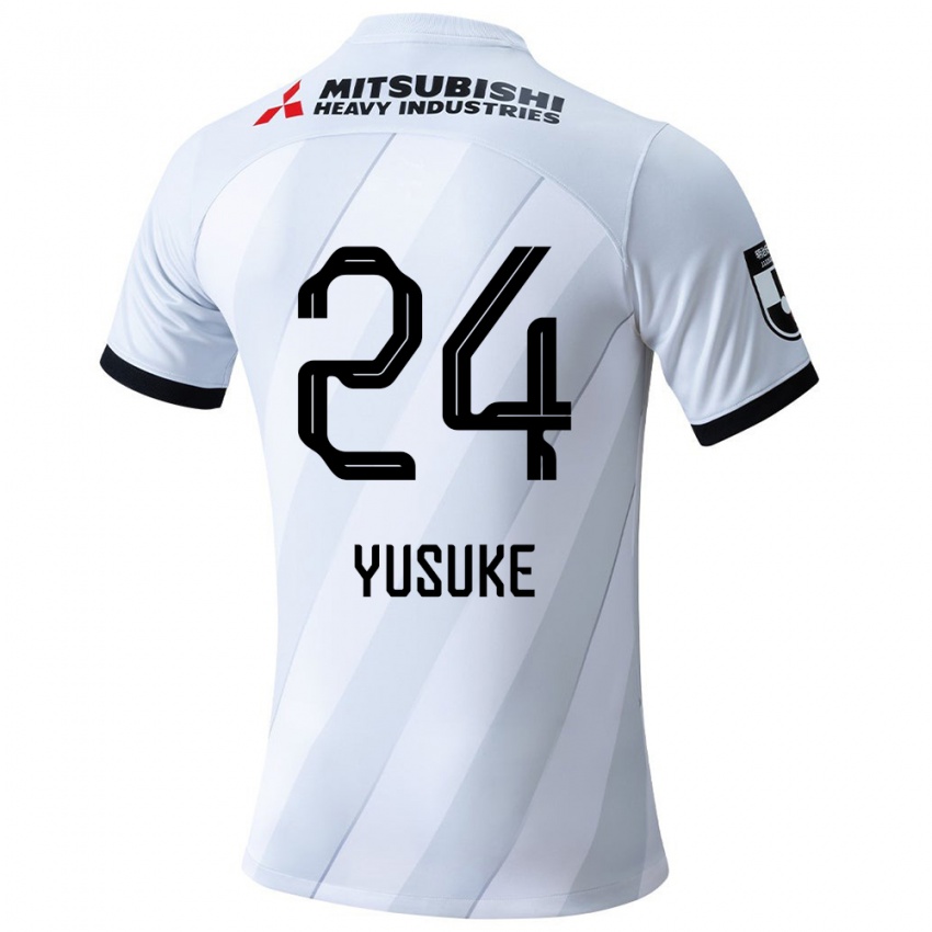 Lapset Yusuke Matsuo #24 Valkoinen Harmaa Vieraspaita 2024/25 Lyhythihainen Paita T-Paita