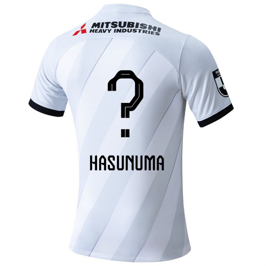 Lapset Shunsuke Hasunuma #0 Valkoinen Harmaa Vieraspaita 2024/25 Lyhythihainen Paita T-Paita