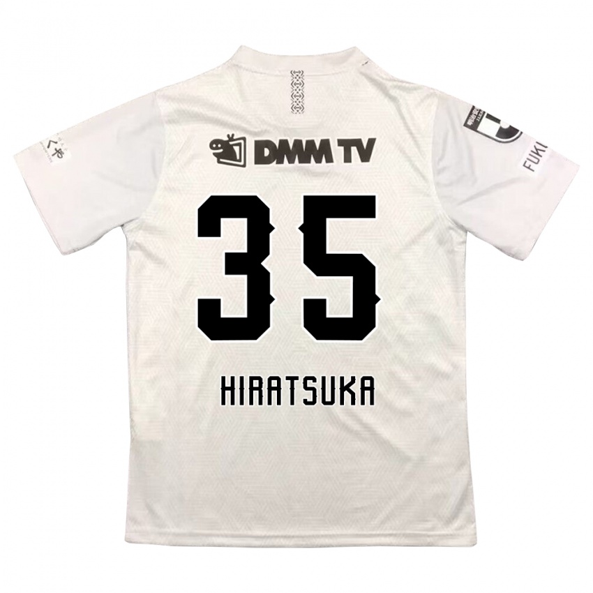 Lapset Yuto Hiratsuka #35 Harmaa Musta Vieraspaita 2024/25 Lyhythihainen Paita T-Paita