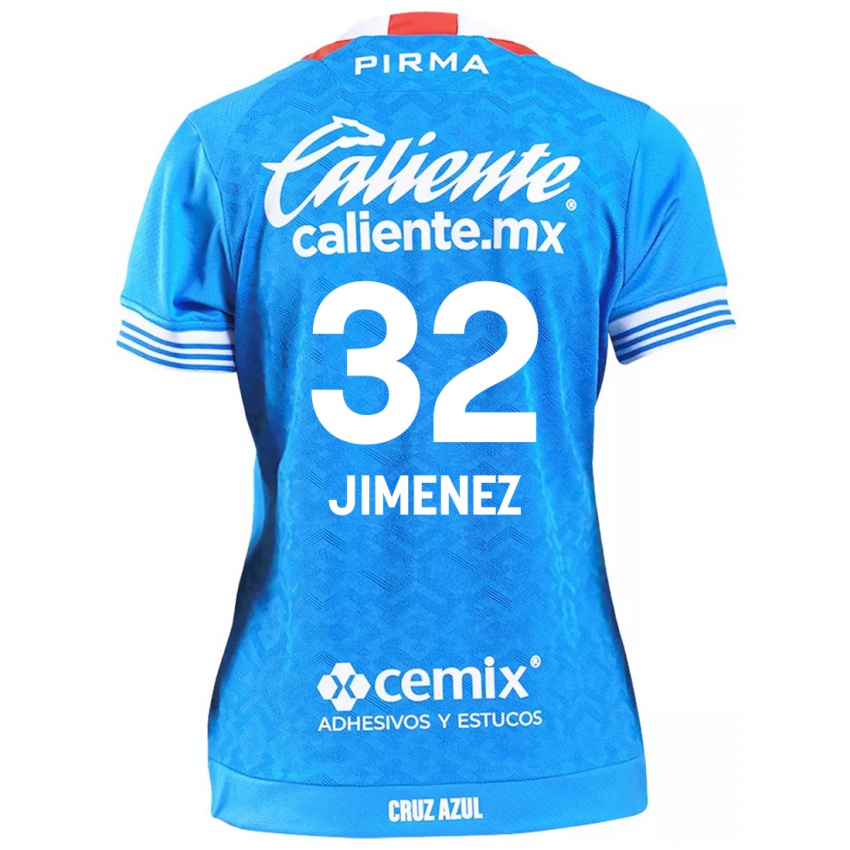 Miesten Cristian Jimenez #32 Taivaansininen Kotipaita 2024/25 Lyhythihainen Paita T-Paita