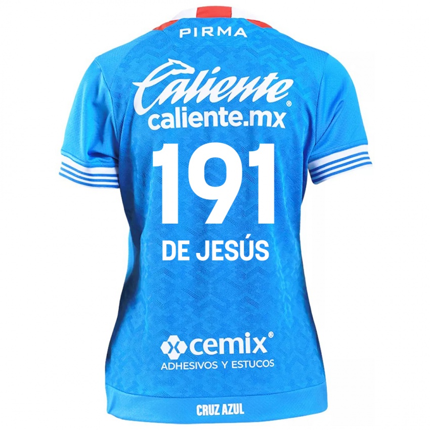 Miesten Luis De Jesús #191 Taivaansininen Kotipaita 2024/25 Lyhythihainen Paita T-Paita