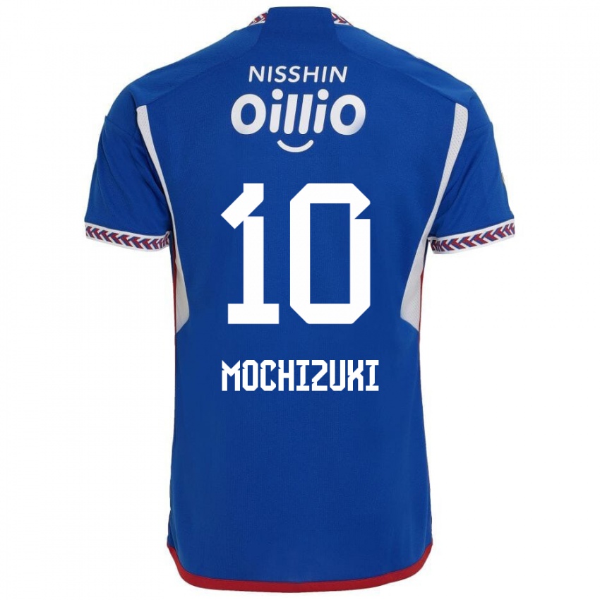 Miesten Kohei Mochizuki #10 Sininen Valkoinen Punainen Kotipaita 2024/25 Lyhythihainen Paita T-Paita