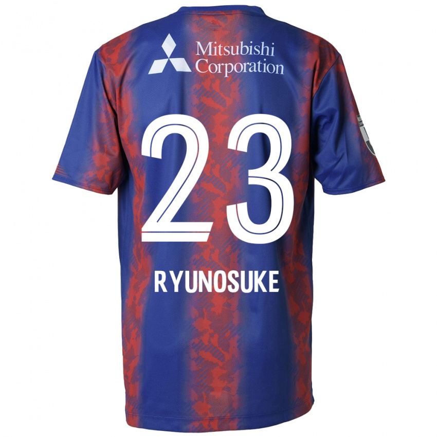 Miesten Ryunosuke Sato #23 Sininen Punainen Kotipaita 2024/25 Lyhythihainen Paita T-Paita