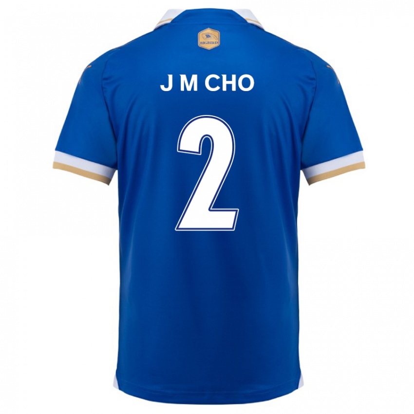 Miesten Min-Jae Cho #2 Sinivalkoinen Kotipaita 2024/25 Lyhythihainen Paita T-Paita