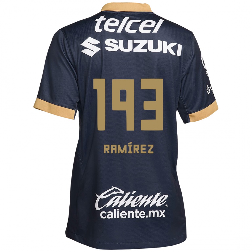 Miesten Héctor Ramírez #193 Obsidian Gold Valkoinen Vieraspaita 2024/25 Lyhythihainen Paita T-Paita