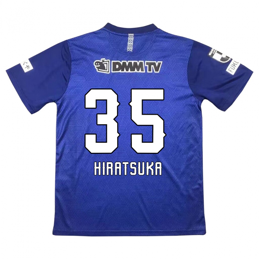 Naisten Yuto Hiratsuka #35 Tummansininen Kotipaita 2024/25 Lyhythihainen Paita T-Paita