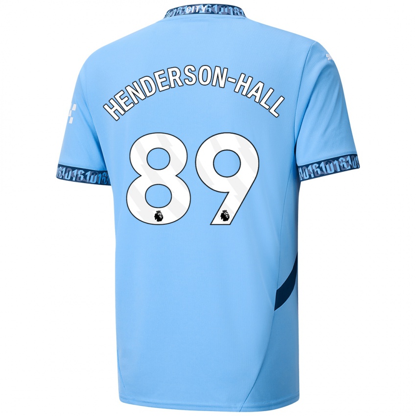 Lapset Matty Henderson-Hall #89 Tummansininen Kotipaita 2024/25 Lyhythihainen Paita T-Paita