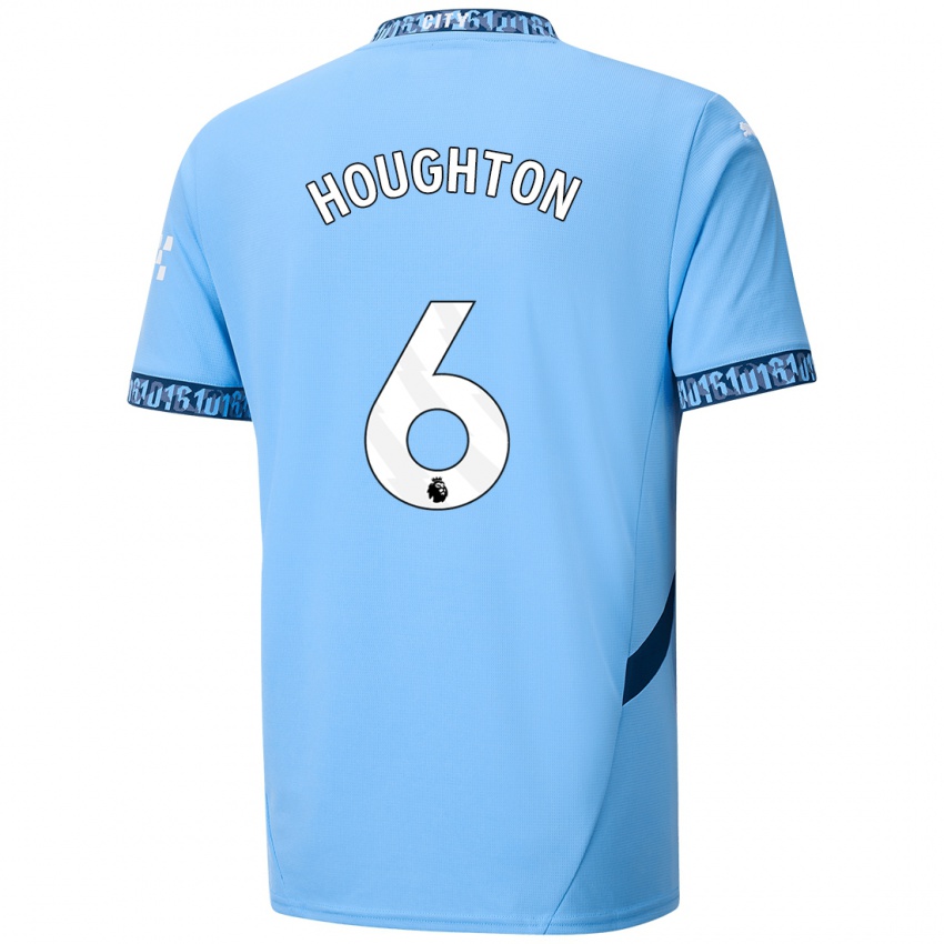 Lapset Steph Houghton #6 Tummansininen Kotipaita 2024/25 Lyhythihainen Paita T-Paita