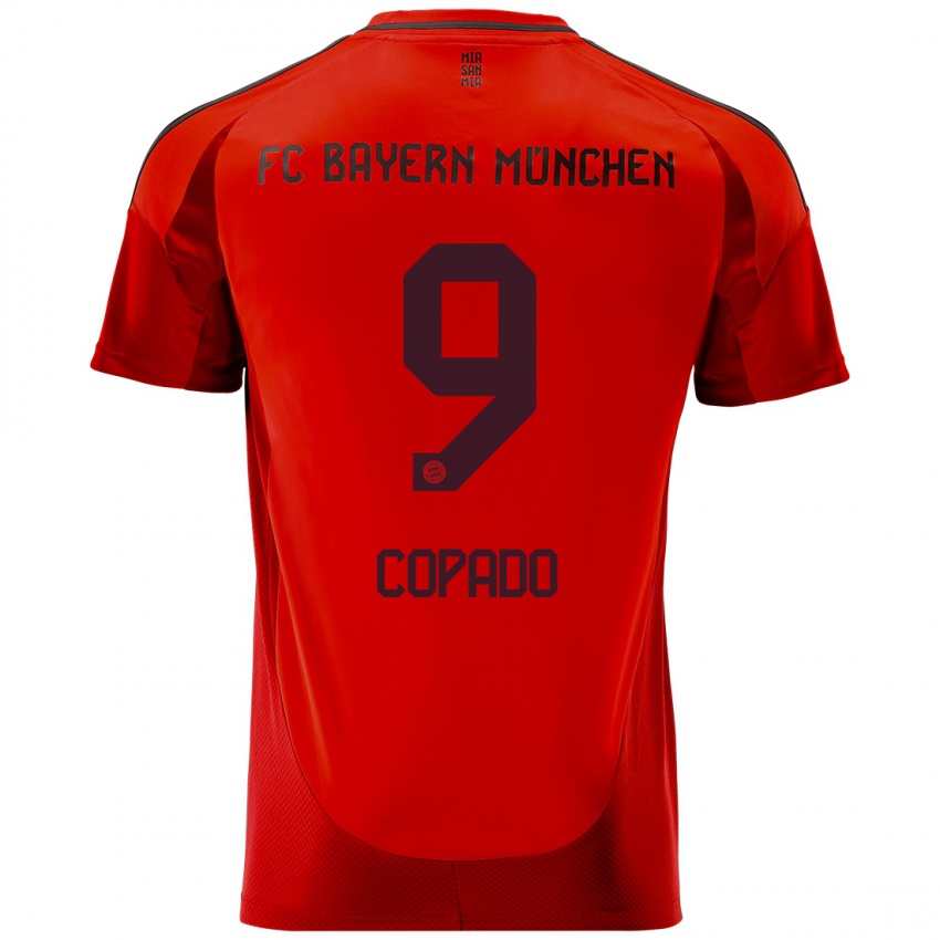 Lapset Lucas Copado #9 Punainen Kotipaita 2024/25 Lyhythihainen Paita T-Paita