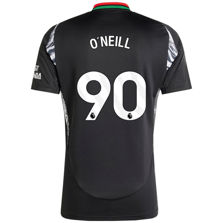 Lapset Ceadach O'neill #90 Musta Vieraspaita 2024/25 Lyhythihainen Paita T-Paita