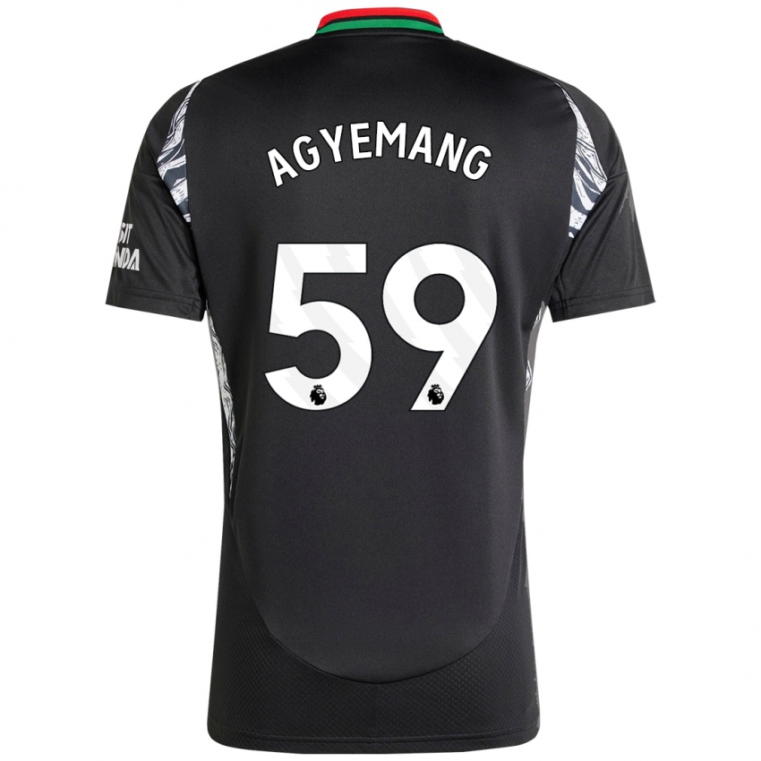 Lapset Michelle Agyemang #59 Musta Vieraspaita 2024/25 Lyhythihainen Paita T-Paita