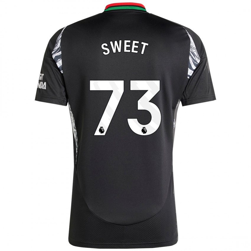 Lapset James Sweet #73 Musta Vieraspaita 2024/25 Lyhythihainen Paita T-Paita