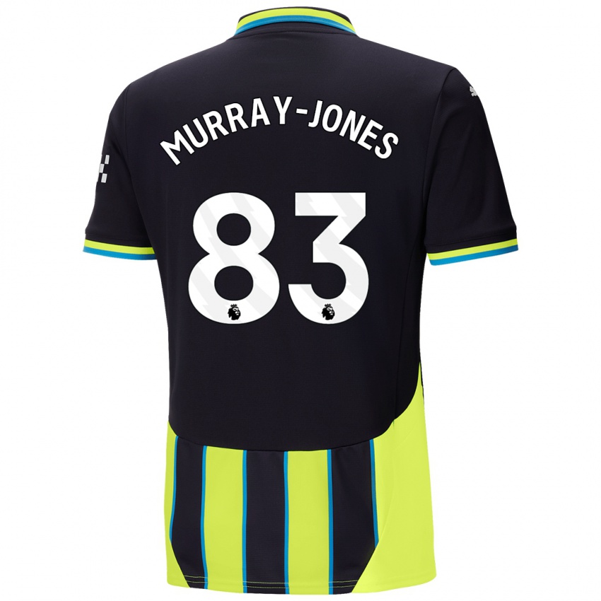 Lapset George Murray-Jones #83 Sininen Keltainen Vieraspaita 2024/25 Lyhythihainen Paita T-Paita