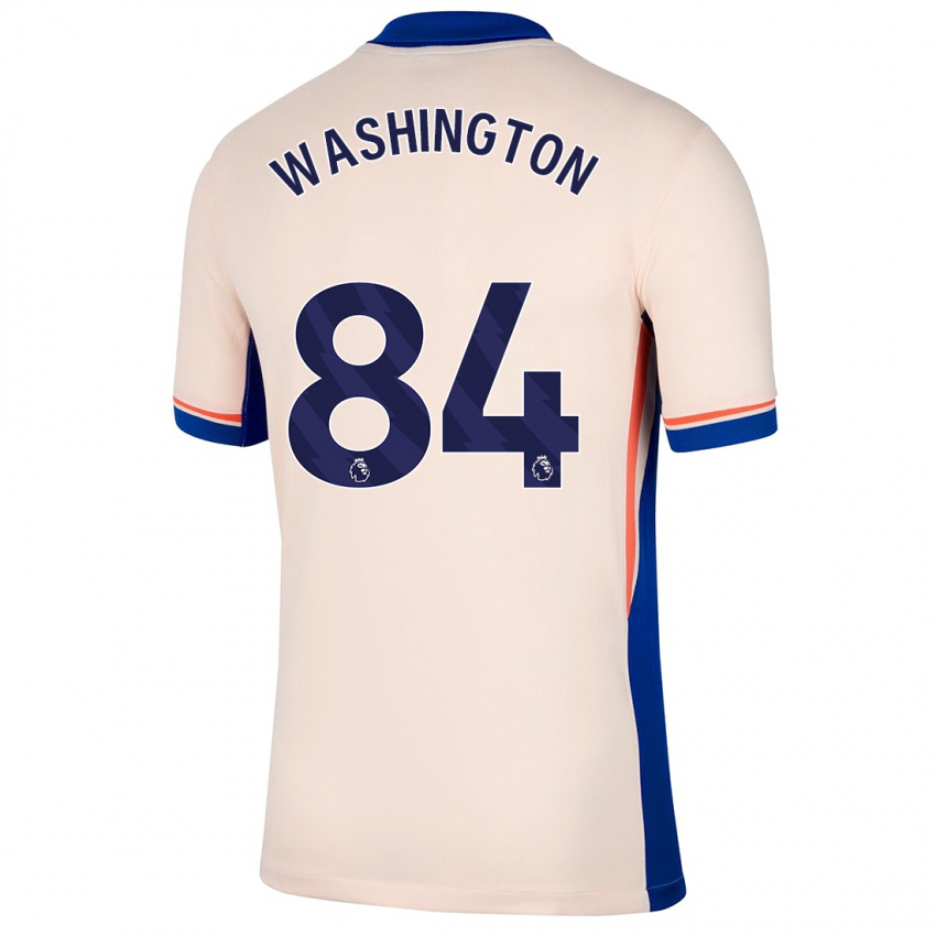 Lapset Marcell Washington #84 Vaalea Beige Vieraspaita 2024/25 Lyhythihainen Paita T-Paita