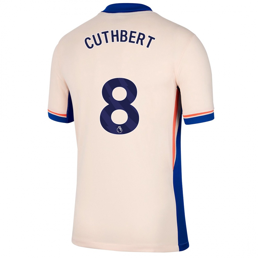 Lapset Erin Cuthbert #8 Vaalea Beige Vieraspaita 2024/25 Lyhythihainen Paita T-Paita