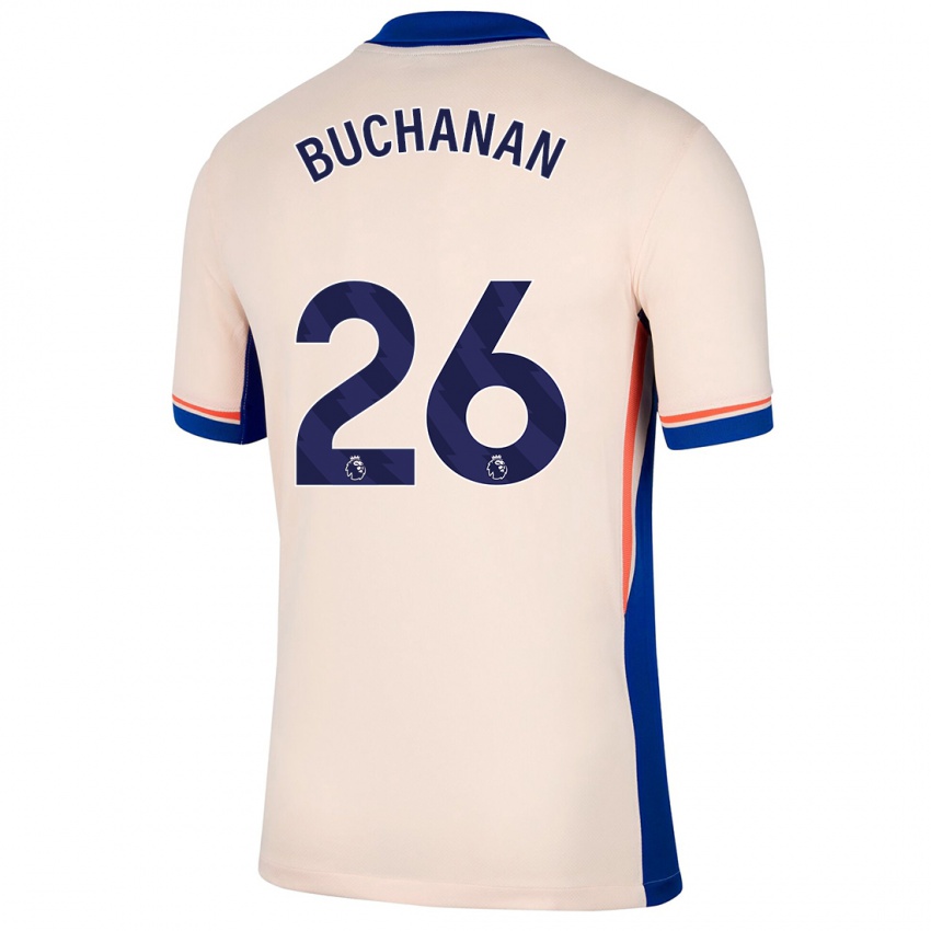 Lapset Kadeisha Buchanan #26 Vaalea Beige Vieraspaita 2024/25 Lyhythihainen Paita T-Paita