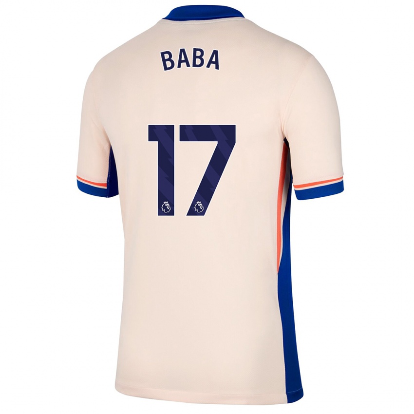 Lapset Abdul-Rahman Baba #17 Vaalea Beige Vieraspaita 2024/25 Lyhythihainen Paita T-Paita