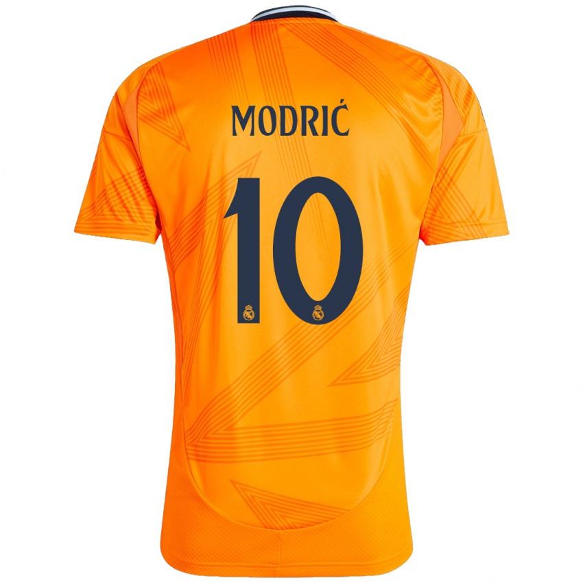 Lapset Luka Modric #10 Oranssi Vieraspaita 2024/25 Lyhythihainen Paita T-Paita