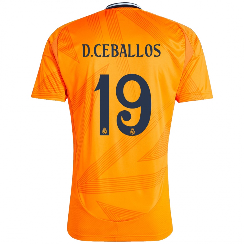 Lapset Dani Ceballos #19 Oranssi Vieraspaita 2024/25 Lyhythihainen Paita T-Paita