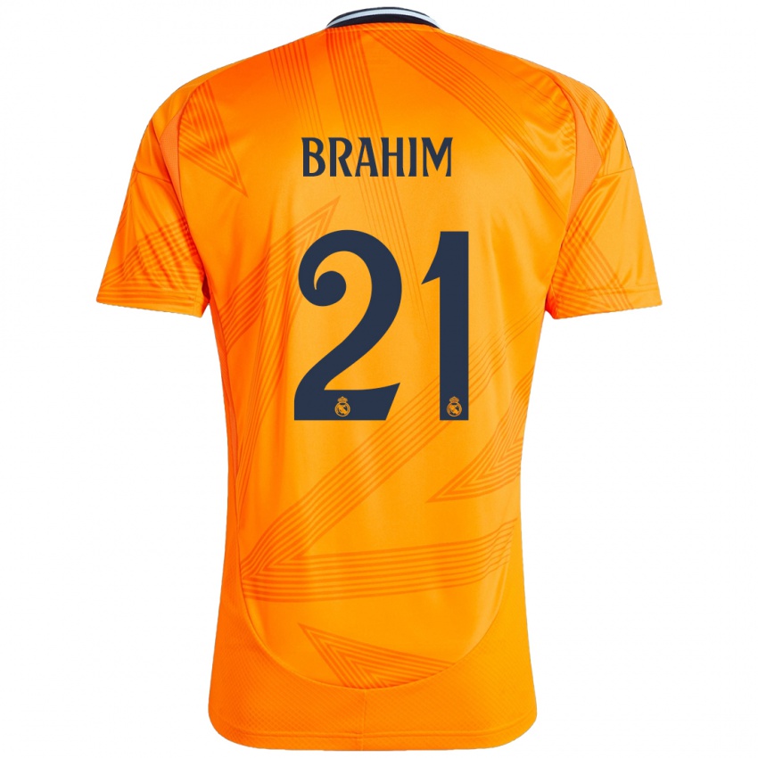 Lapset Brahim Diaz #21 Oranssi Vieraspaita 2024/25 Lyhythihainen Paita T-Paita