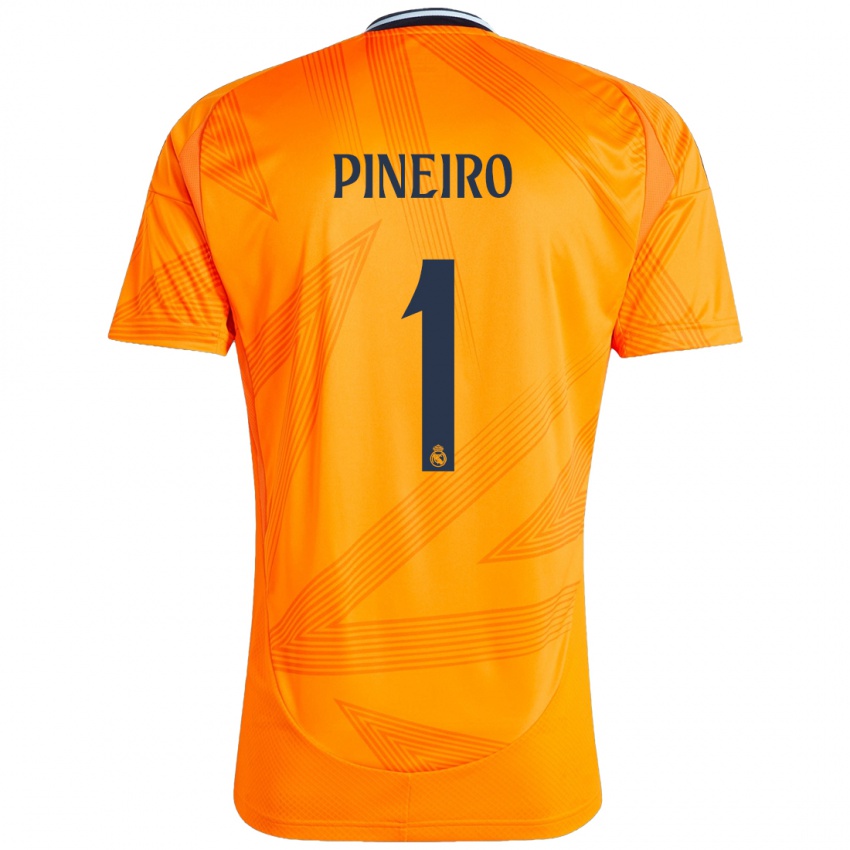 Lapset Diego Pineiro #1 Oranssi Vieraspaita 2024/25 Lyhythihainen Paita T-Paita